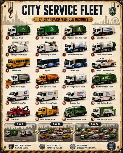 Build the Fleet Collection 24-Day Vehicle Advent Calendar Series