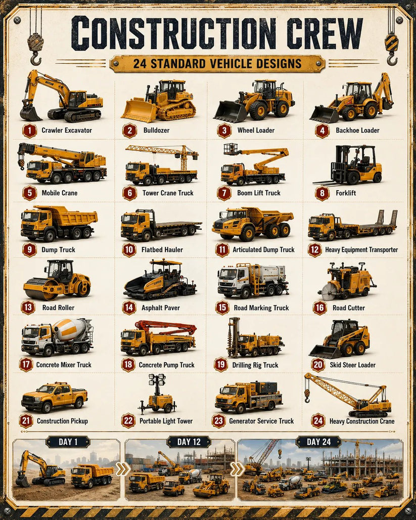 Build the Fleet Collection 24-Day Vehicle Advent Calendar Series