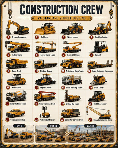 Build the Fleet Collection 24-Day Vehicle Advent Calendar Series
