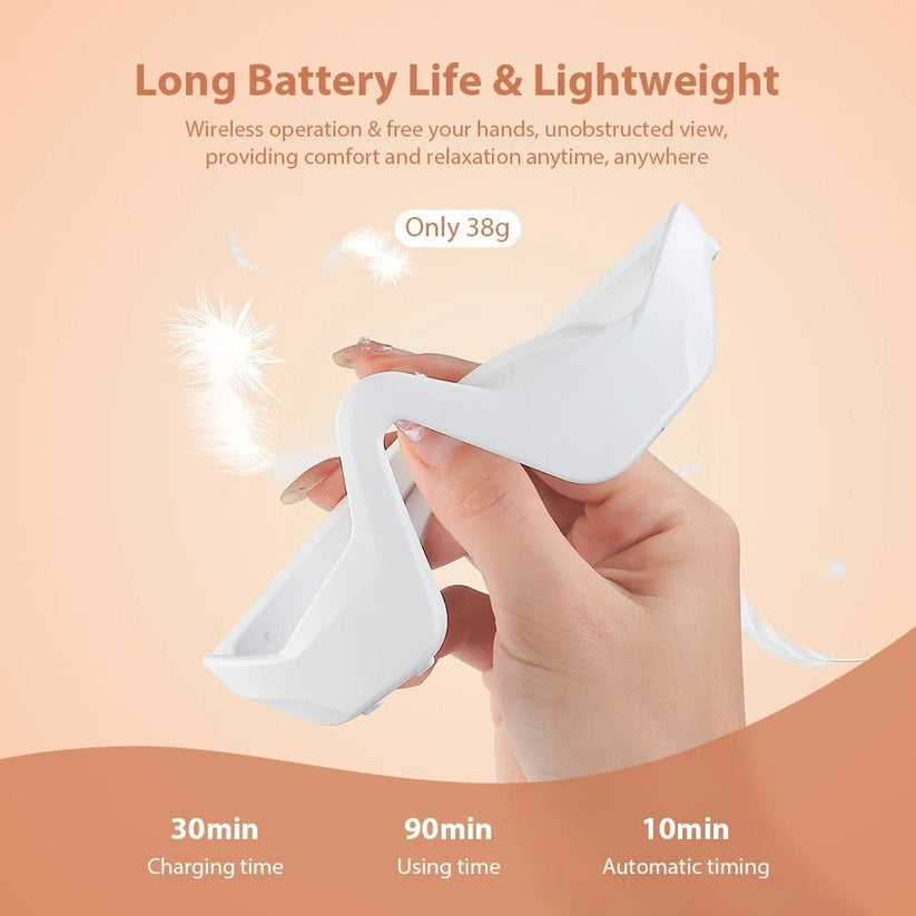 Eye Massager With Red Light For Under Eye Swelling And Fine Lines