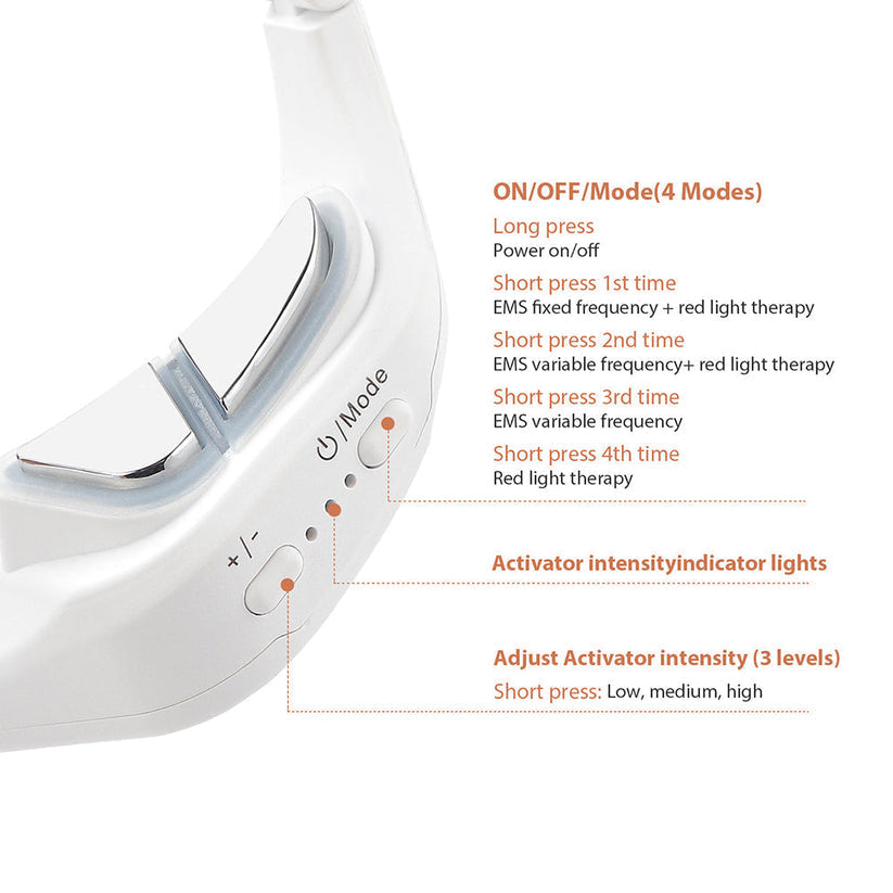 Eye Massager With Red Light For Under Eye Swelling And Fine Lines