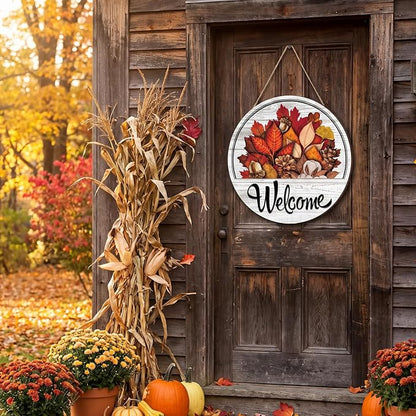 12 Pcs&16 Pcs Interchangeable Welcome Sign for Front Door