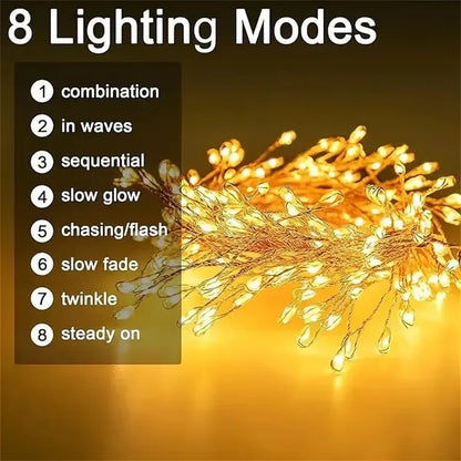 LED Copper Wire Firecracker Light String