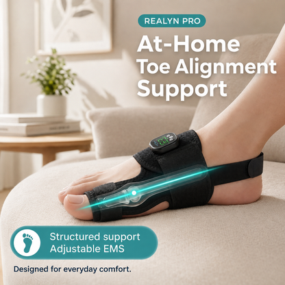 EMS Bunion Corrector, Electric Foot Massager for Hallux Valgus Relief