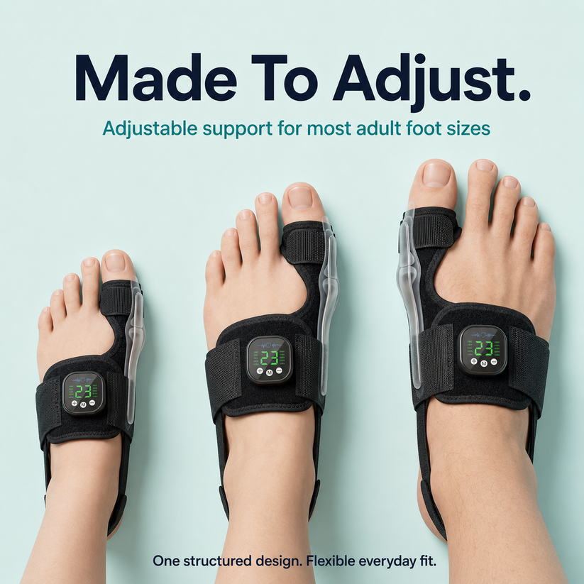 EMS Bunion Corrector, Electric Foot Massager for Hallux Valgus Relief