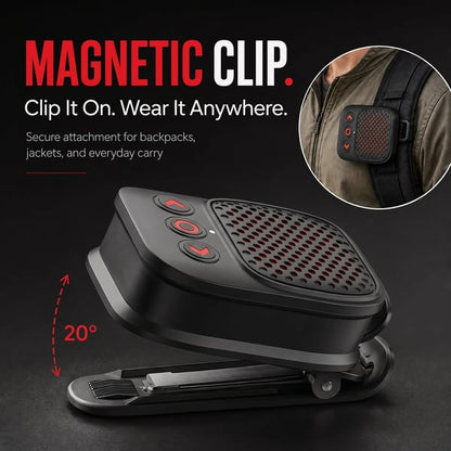 2026 New Magnetic Clip-On Bluetooth Speaker
