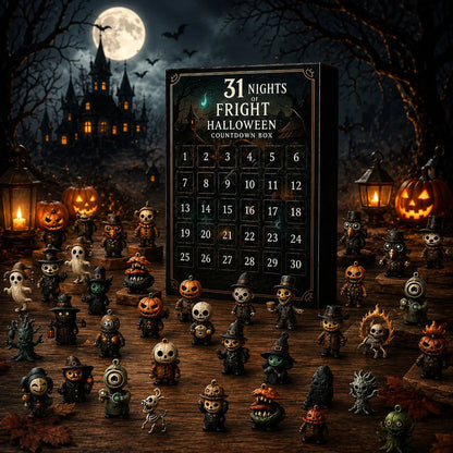 2026 Halloween Countdown Advent Calendar, 15-Day or 31-Day “Nights of Fright”