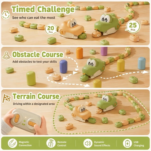 🐍Remote Control Real-Life Growing Snake Game Toy for Kids