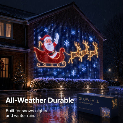 🎄Christmas LED House Net & Smart Outdoor Wall Curtain Light
