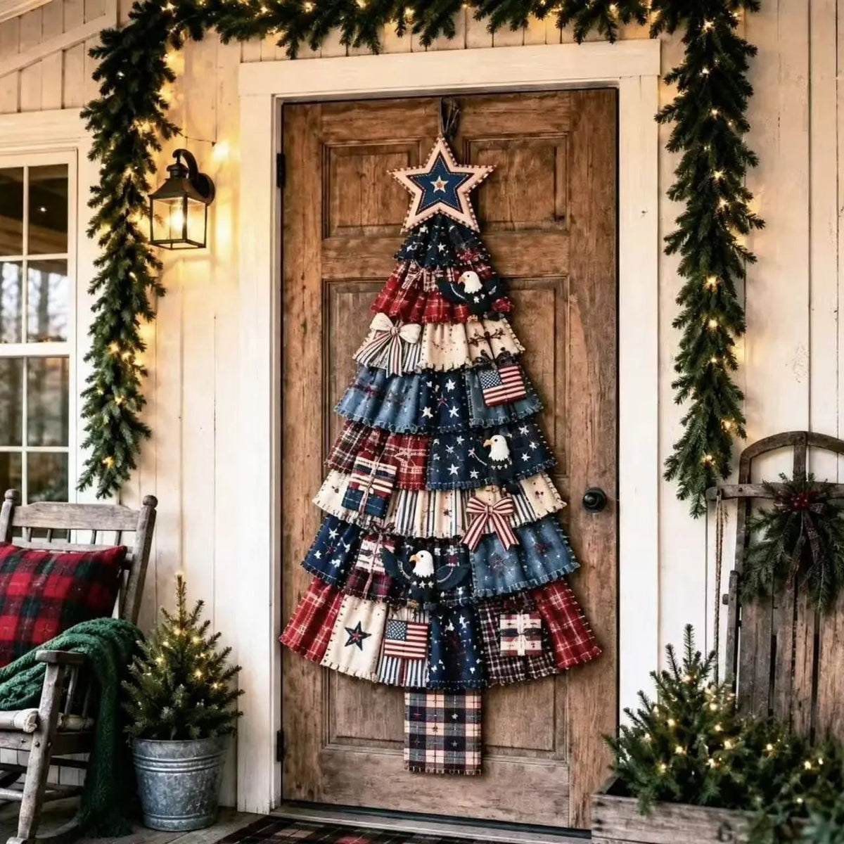 🎄 CHRISTMAS DOOR FAVORITE| DIY Christmas Tree Door Hanging Kit