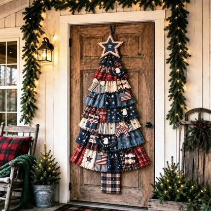 🎄 CHRISTMAS DOOR FAVORITE| DIY Christmas Tree Door Hanging Kit