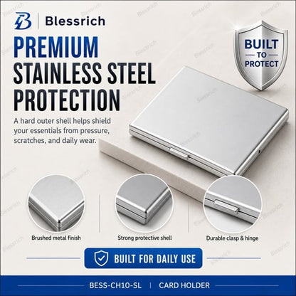 🛡️💳 RFID Blocking Metal Card Holder