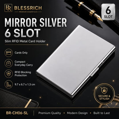 🛡️💳 RFID Blocking Metal Card Holder