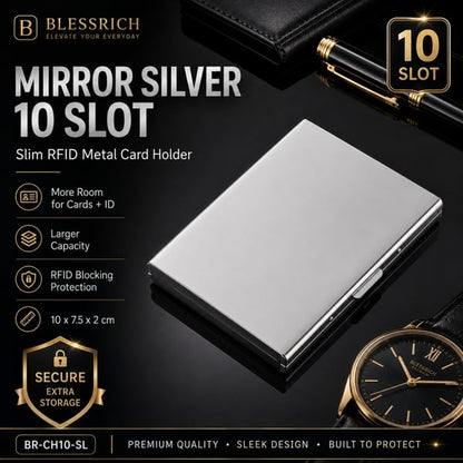 🛡️💳 RFID Blocking Metal Card Holder