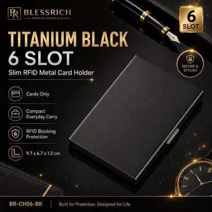 🛡️💳 RFID Blocking Metal Card Holder