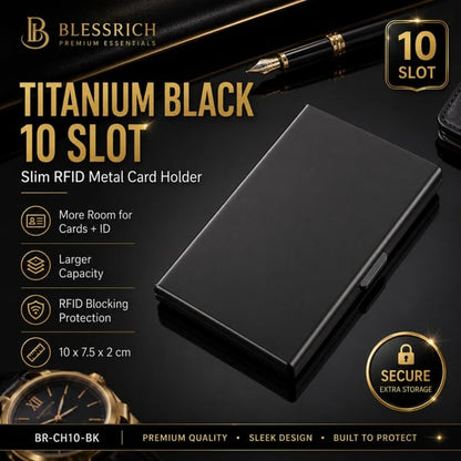 🛡️💳 RFID Blocking Metal Card Holder