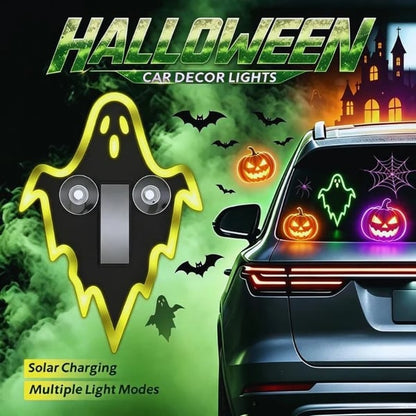 Solar Halloween Neon Light – Add a Spooky Glow to Your Car, Room & Party
