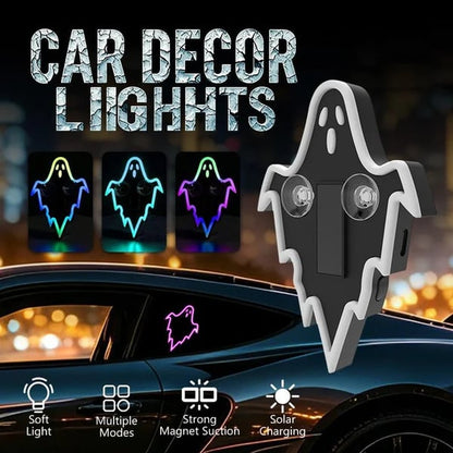Solar Halloween Neon Light – Add a Spooky Glow to Your Car, Room & Party
