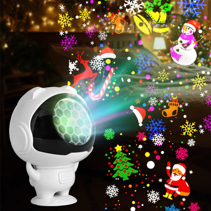 🎄👩‍🚀Astronaut-themed Christmas Projector Lights Indoor/Outdoor