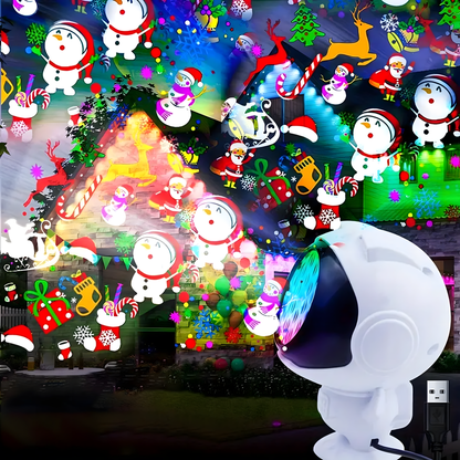 🎄👩‍🚀Astronaut-themed Christmas Projector Lights Indoor/Outdoor