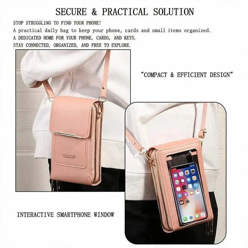 👝Women's Touchscreen Sensitive Phone Crossbody Bag