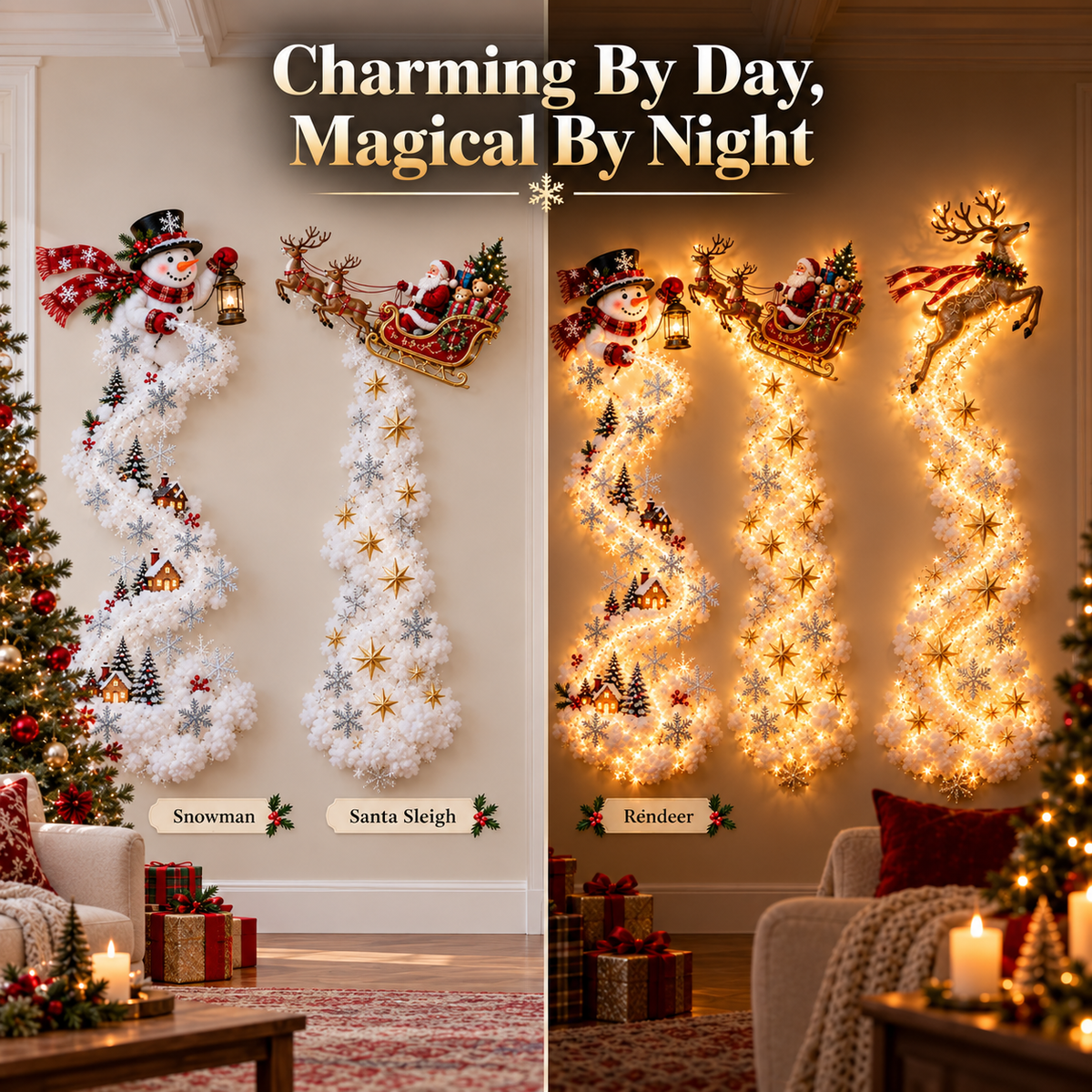 🌲Christmas Magic Trail Wall Light - A Little Christmas Magic, Right on Your Wall