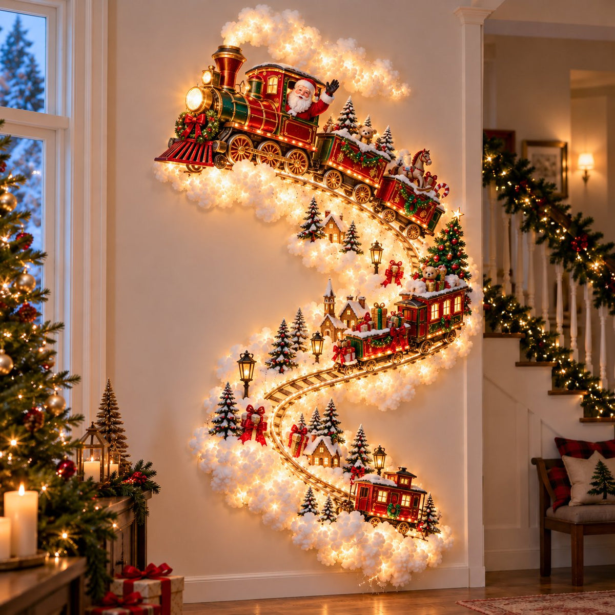 🌲Christmas Magic Trail Wall Light - A Little Christmas Magic, Right on Your Wall
