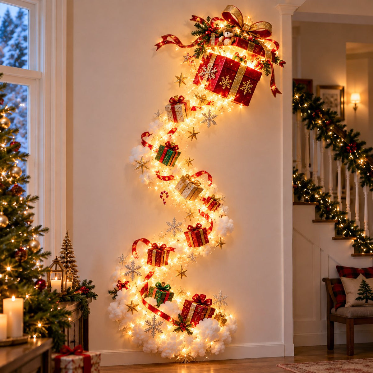 🌲Christmas Magic Trail Wall Light - A Little Christmas Magic, Right on Your Wall