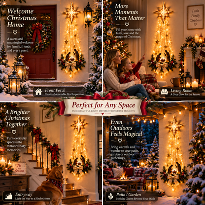 Bethlehem Star of Faith™ – Lighted Nativity Wall Decor