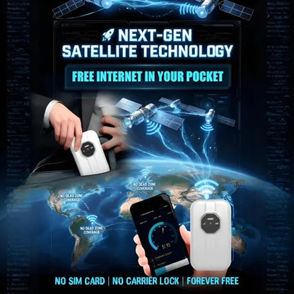 [Global Coverage, Free for Life] Boundless Portable Wi-Fi🛡️No SIM, No Contract, No Hidden Costs