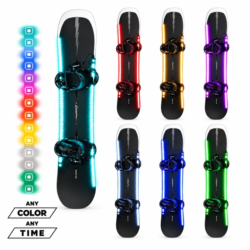 🏂 LED Snowboard Edge Light Kit – 7-Color Night Riding System