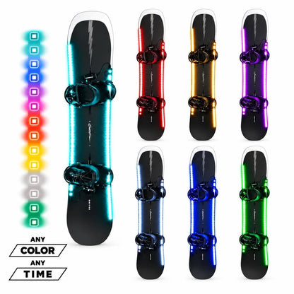 🏂 LED Snowboard Edge Light Kit – 7-Color Night Riding System