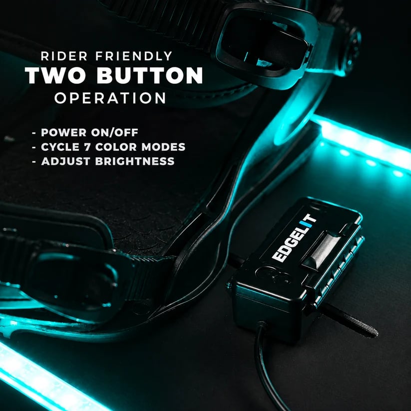 🏂 LED Snowboard Edge Light Kit – 7-Color Night Riding System