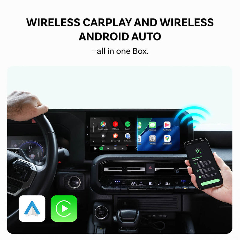 Play2Video X Wireless CarPlay/Android Auto All-in-1 Adapter