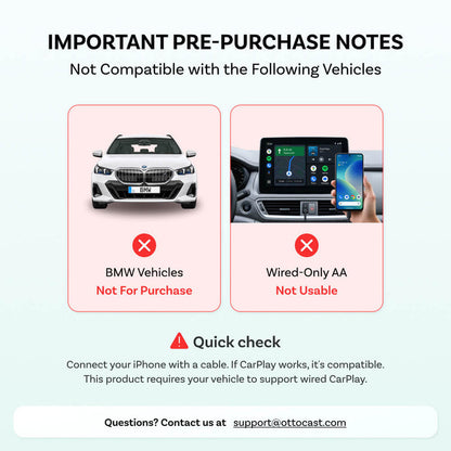 Play2Video X Wireless CarPlay/Android Auto All-in-1 Adapter