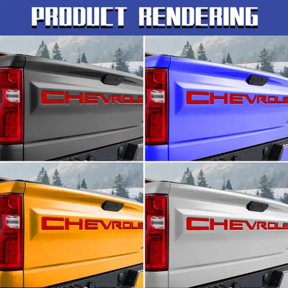 🚗3D Raised Tailgate Letters – Premium ABS Overlay Trim Stickers