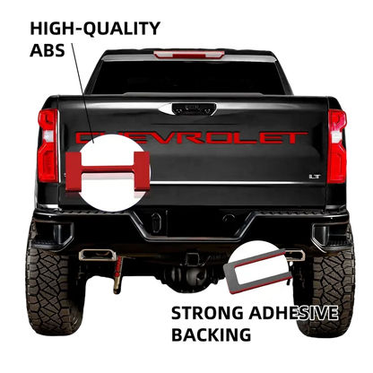 🚗3D Raised Tailgate Letters – Premium ABS Overlay Trim Stickers