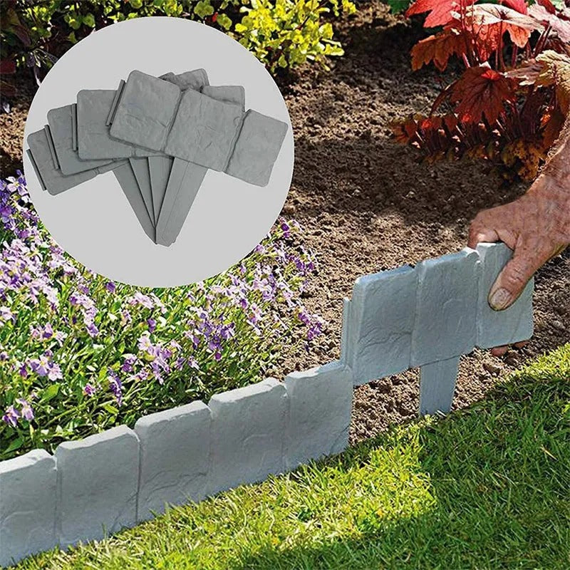 🏠 Faux Stone Garden Edging Border