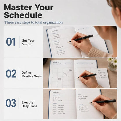 📝2027 Minimalist Daily Planner Notebook