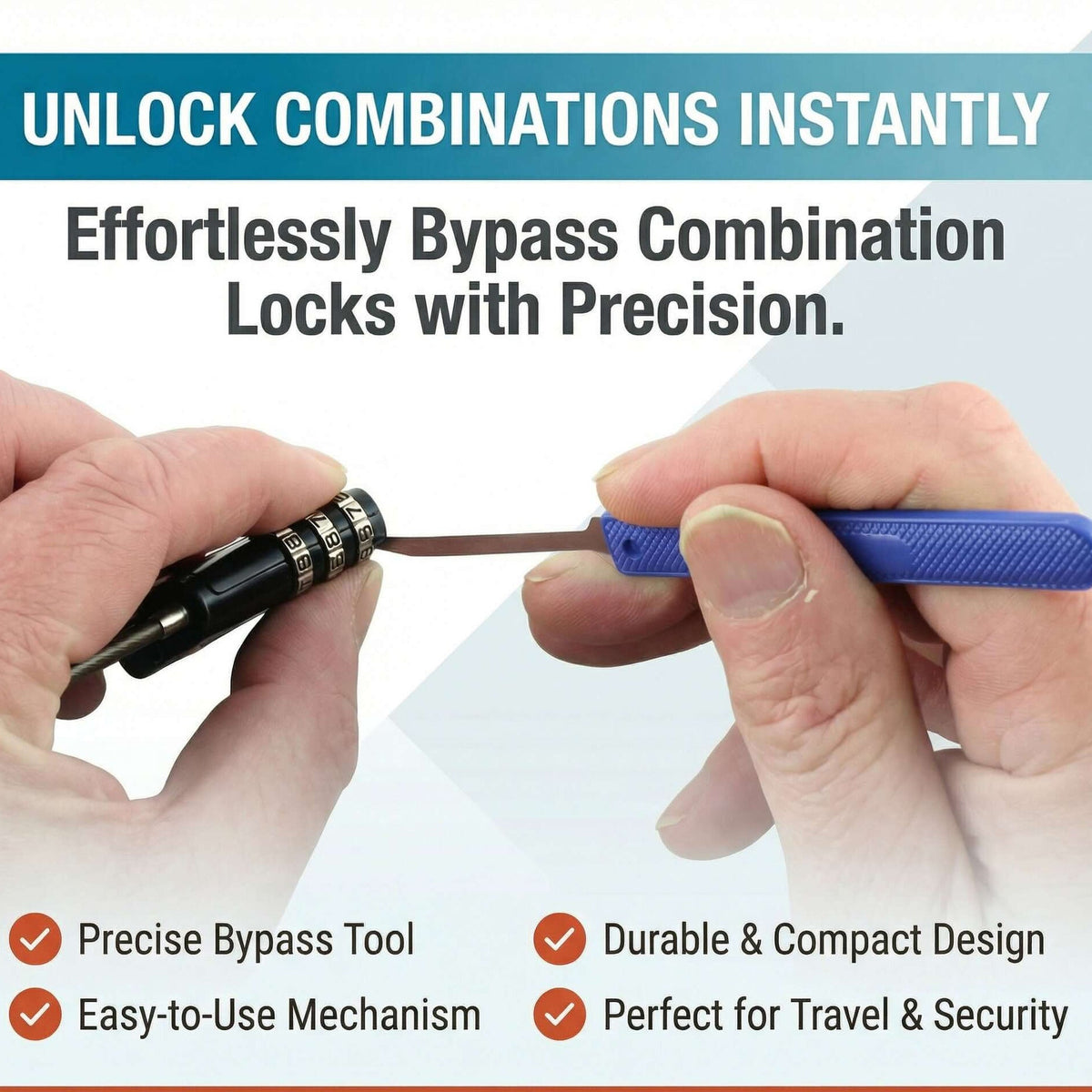 12 Pcs Broken Key Extractor Kit for Padlocks and Car Locks