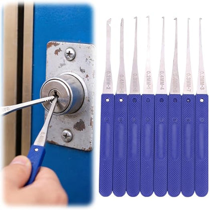 12 Pcs Broken Key Extractor Kit for Padlocks and Car Locks