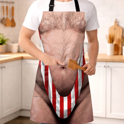 dht™⭐Muscle Man Body Apron🎁Funny Birthday Gift for Husband Grandpa