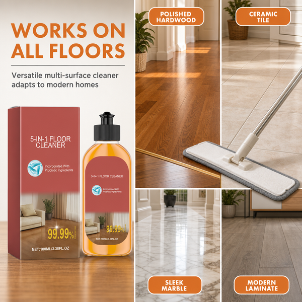 Floor Cleaner Liquid for Tile Floor Care & Stain Removal