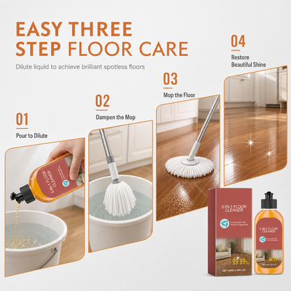 Floor Cleaner Liquid for Tile Floor Care & Stain Removal