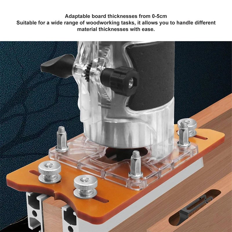 🔧 2-in-1 Wood Slotting Base – Accurate, Compact, Multi-Functional