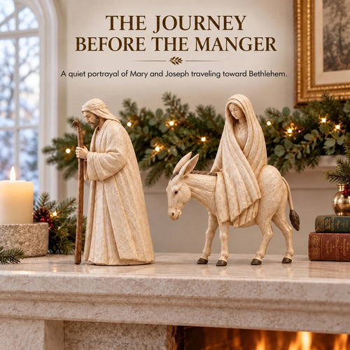 ✝️Journey to Bethlehem Nativity Figurine Set– A Timeless Christmas Story for Your Home