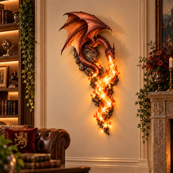 🐉 Dragonfire Guardian™ Wall Sconce – A Legendary Flame Awakens On Your Wall 🔥