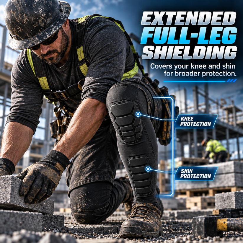🦵✅Pro Honeycomb Anti-Collision Full-Leg Compression Guard