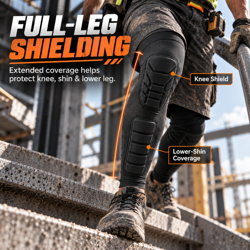 🦵✅Pro Honeycomb Anti-Collision Full-Leg Compression Guard