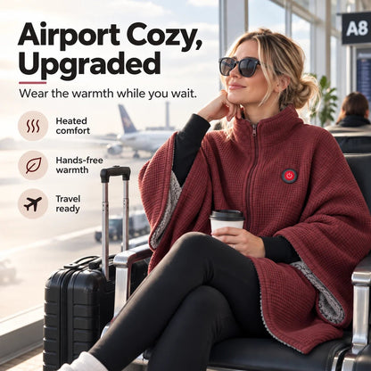 🧣 Wearable Heated Blanket – Cozy Hands-Free Warmth